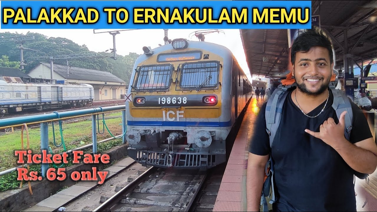PALAKKAD TO ERNAKULAM MEMU EXPRESS Travel vlog| Michael Raj