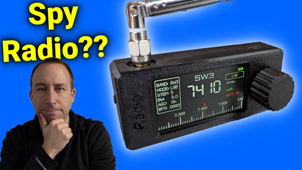 The SI4732 Mini Shortwave Radio is Pretty Impressive for its Size...But is is Really a Spy Radio?