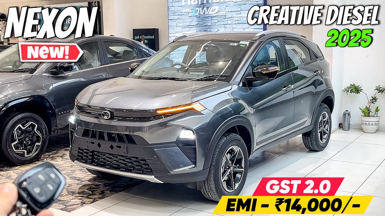 Tata Nexon Creative Diesel 2025 ❤️ | GST 2.0 में बम्पर ₹1,55,000/- की महाबचत ✅ | Nexon 2025 Review