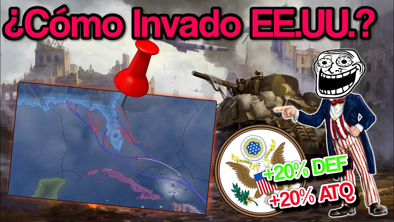 Tips para invadir Estados Unidos en HOI IV