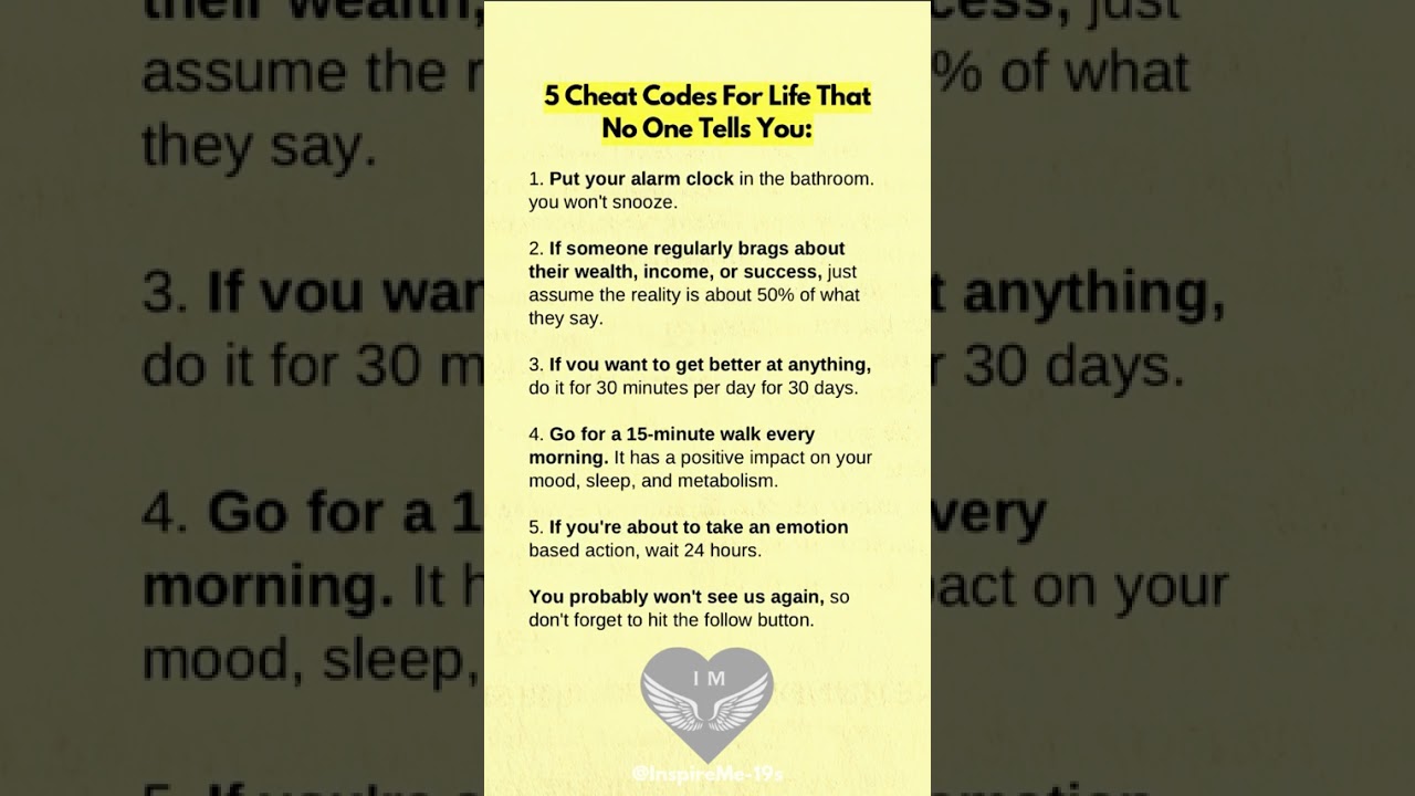 #lifehacks #mindsetupgrade #successtips