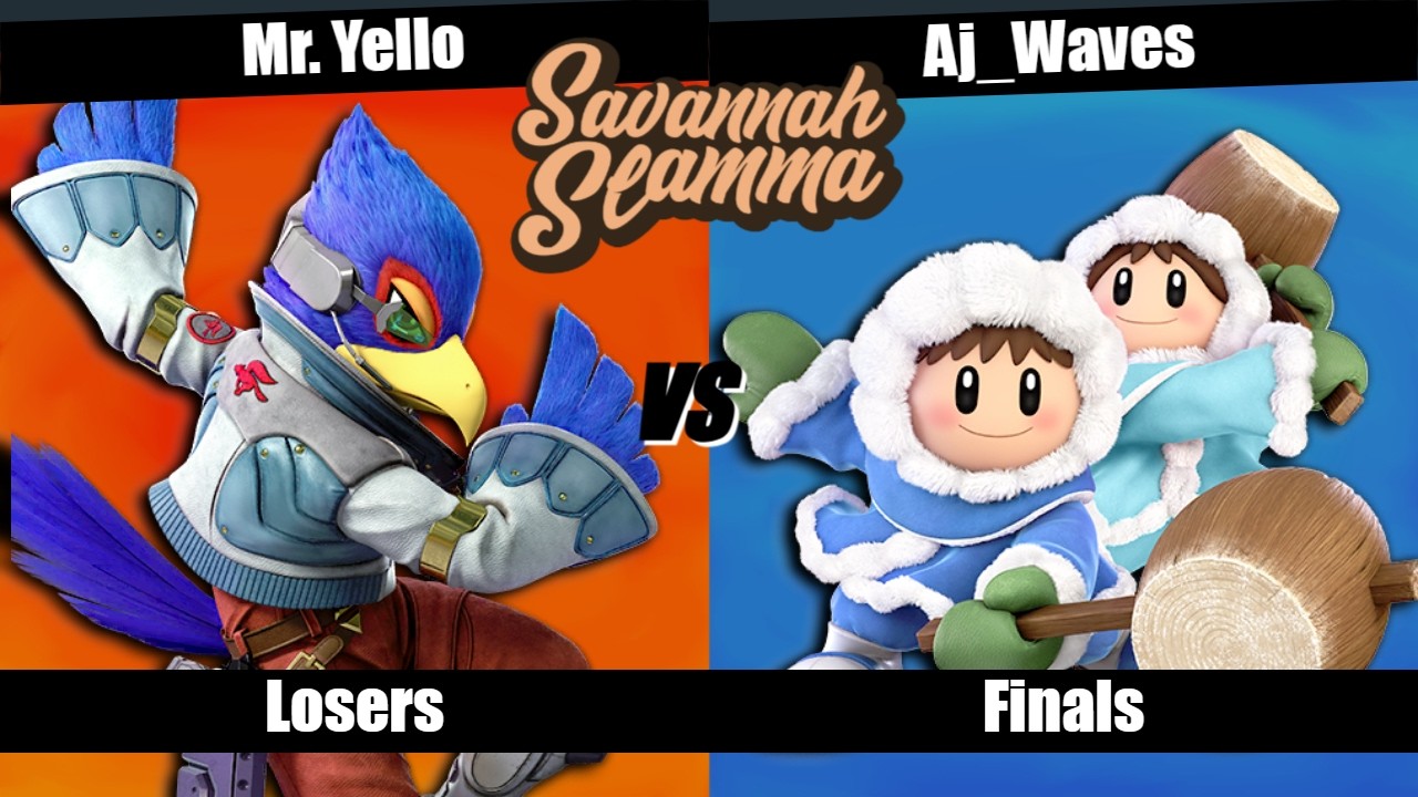 Savannah Slamma 124 LOSERS FINALS - Mr. Yello (Falco) vs. Aj_Waves (Ice Climbers)