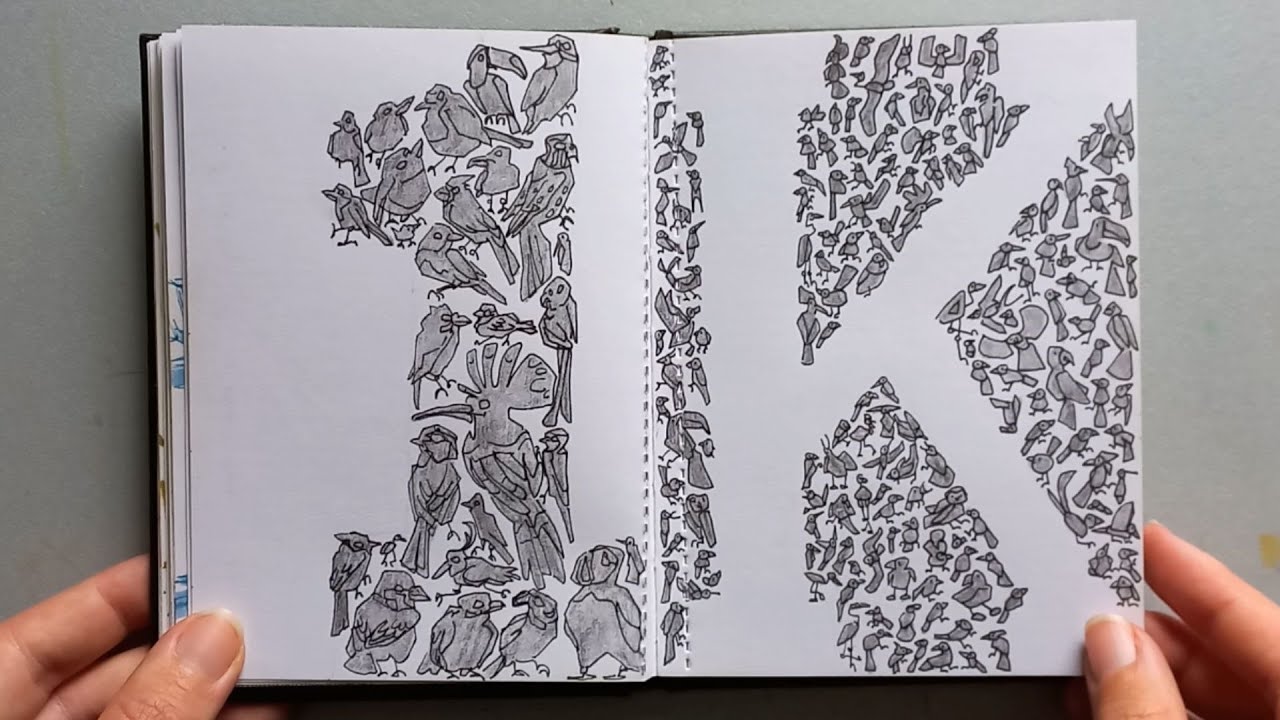 SKETCHBOOK Flip through! (aug 24 - jan 25) silent