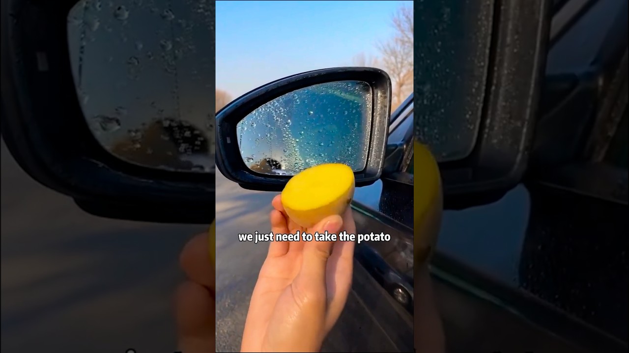 Better Than Potato: Ultimate Hack for Water-Repellent Car Mirrors!