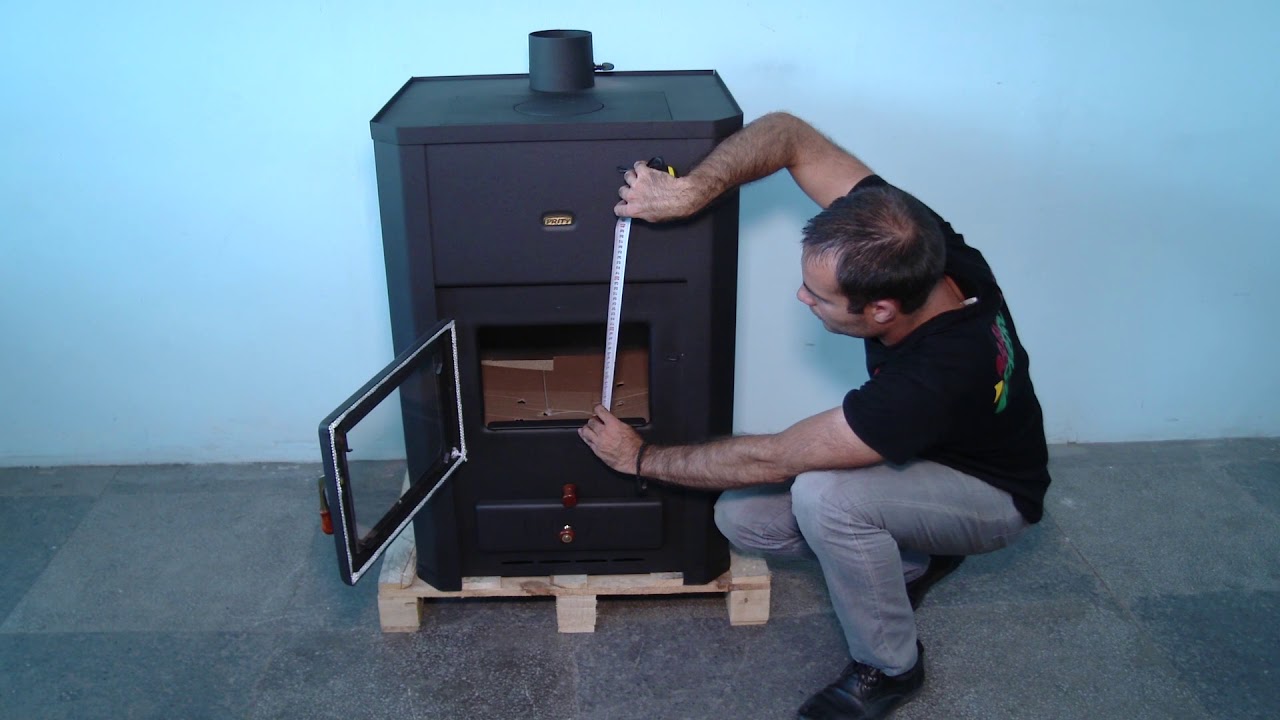 Presentation of Wood Stove With Back Boiler Prity WD W24, 29 kW