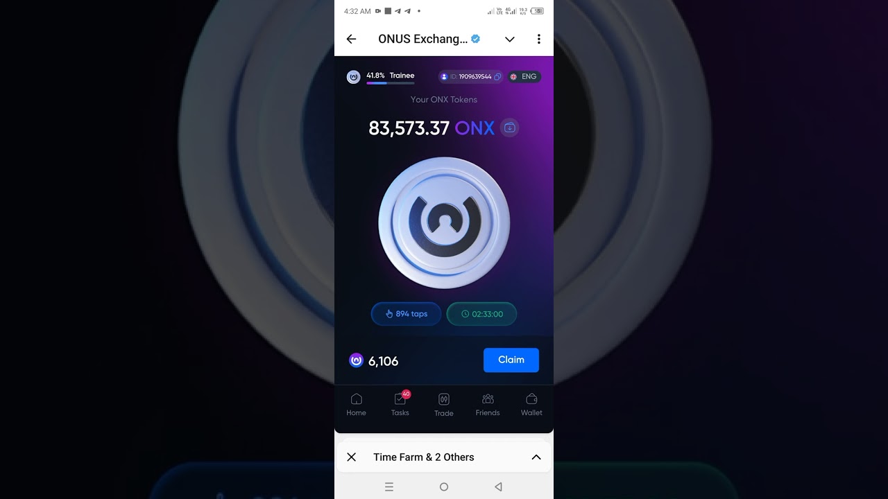 4 DAYS TO EARN $1000 WITH ONUS TOKEN