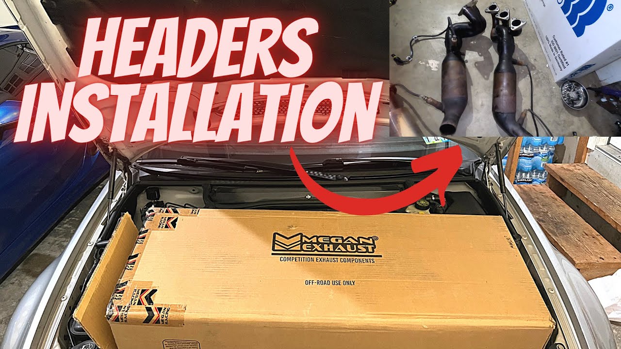 Megan Racing Headers Installation on e46 M3 Part 2