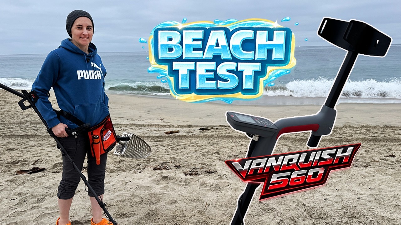 Testing the NEW Minelab Vanquish 560 at Laguna Beach!