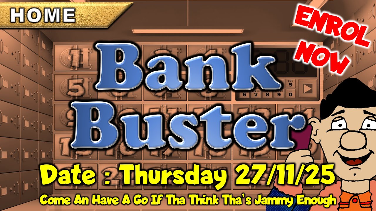 ● LIVE : BANK BUSTER Viewer Slotting Contest (27/11/25) - Come Have A Go If Ya Think Ya Jammy Enough