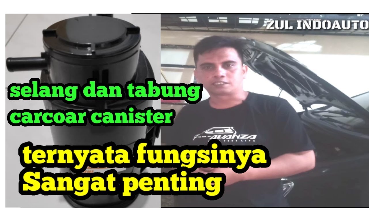 Untuk apa selang dan tabung carcoar canister di mobil Innova