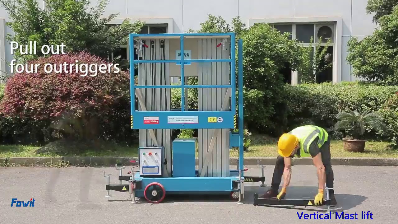 double mast  vertical lift
