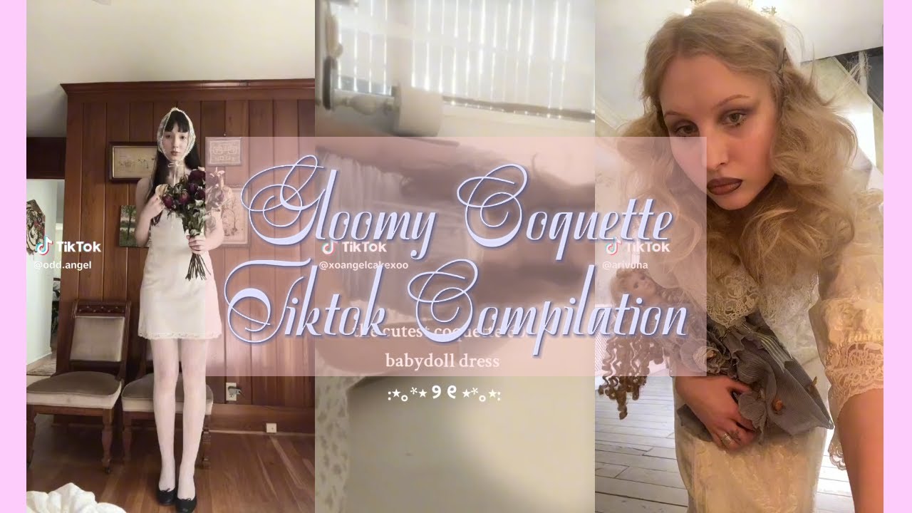 coquette aesthetic | gloomy coquette | morute inspired tiktok compilation