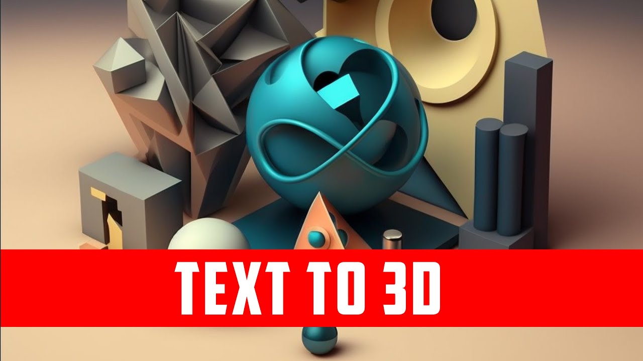 Next level of AI. Text to 3d objects