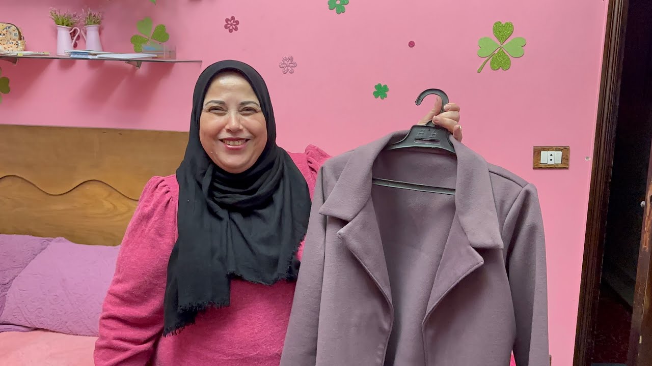 قص و خياطه و تشطيب جاكيت جوخ شتوي مقاس 4Xلارج بأسهل طريقه للمبتدئين وداعا لغلاء الاسعار(الجزء الاول)