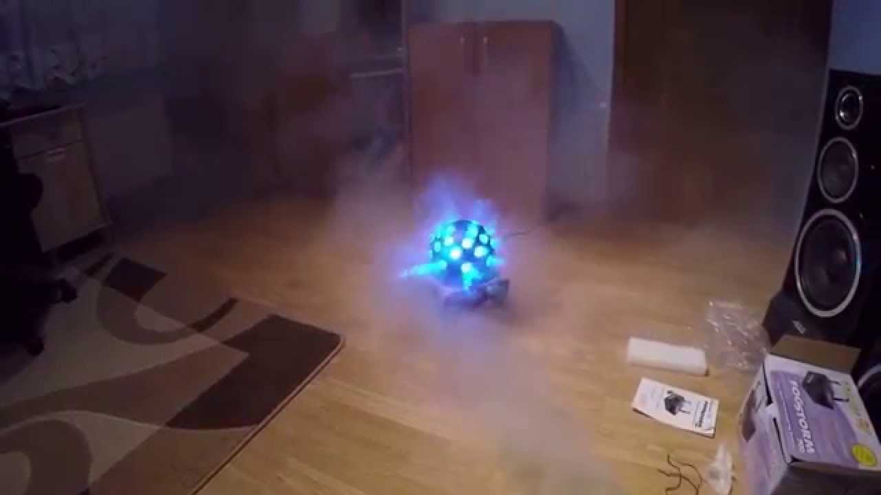 ADJ Fogstorm 700 + ADJ Mini Tri Ball LED  Prezentacja