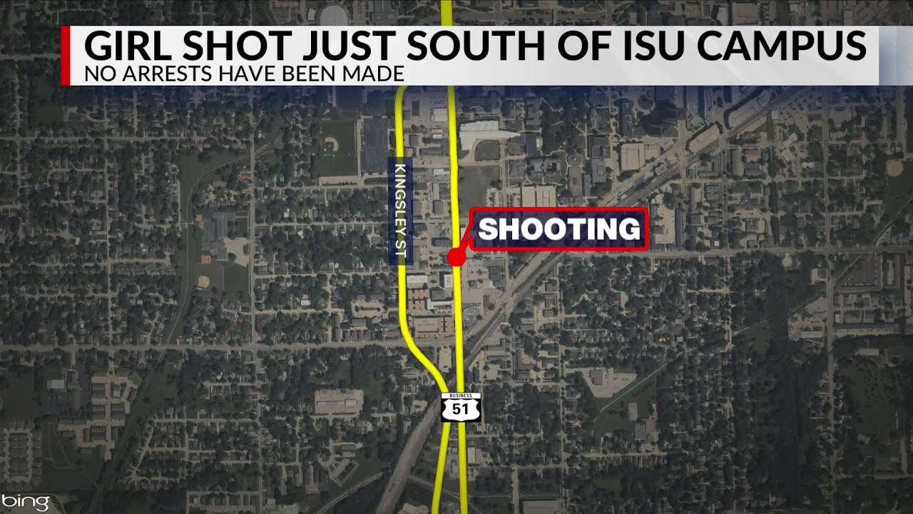 Girl shot just south of ISU campus
