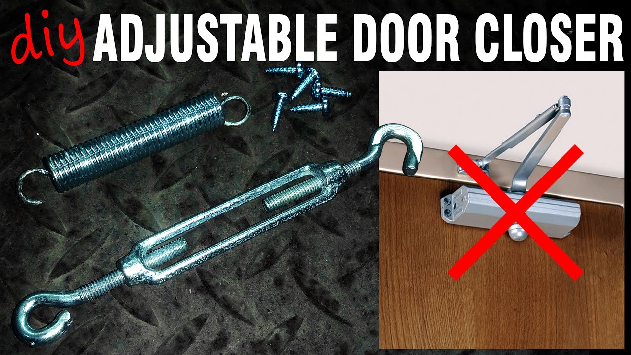 Adjustable Door Closer || Door Holder || Cheap, Strong and Easy to Make