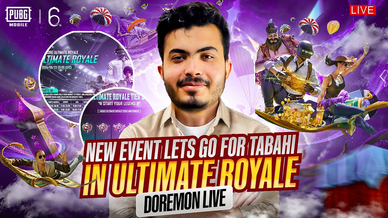 AJJ SERIOUS GAME PLAY HOGA ULTIMATE % CLASSIC EVENT | DOREAMON GAMING | PUBG MOBILE