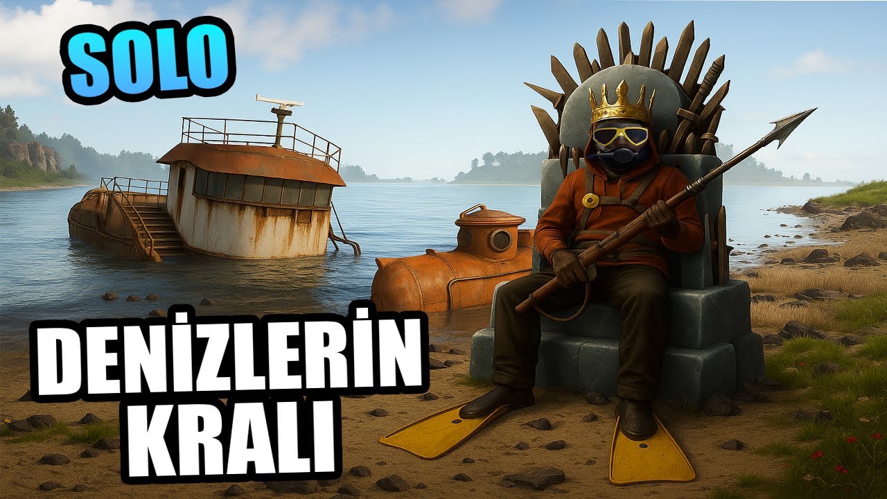 DENIZLERİN KRALI! T2 TEZGAH OLMADAN NELER YAPILABİLİR ? (Solo) I Rust Türkçe