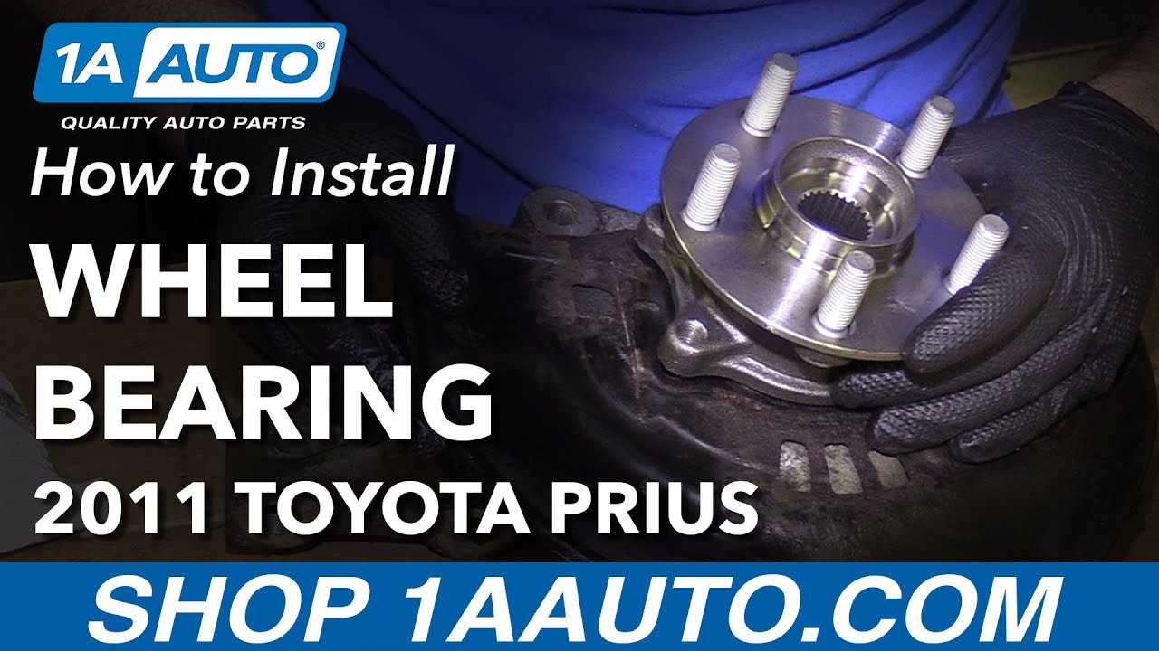 How to Replace Front Wheel Bearing Hub Assembly 10-15 Toyota Prius