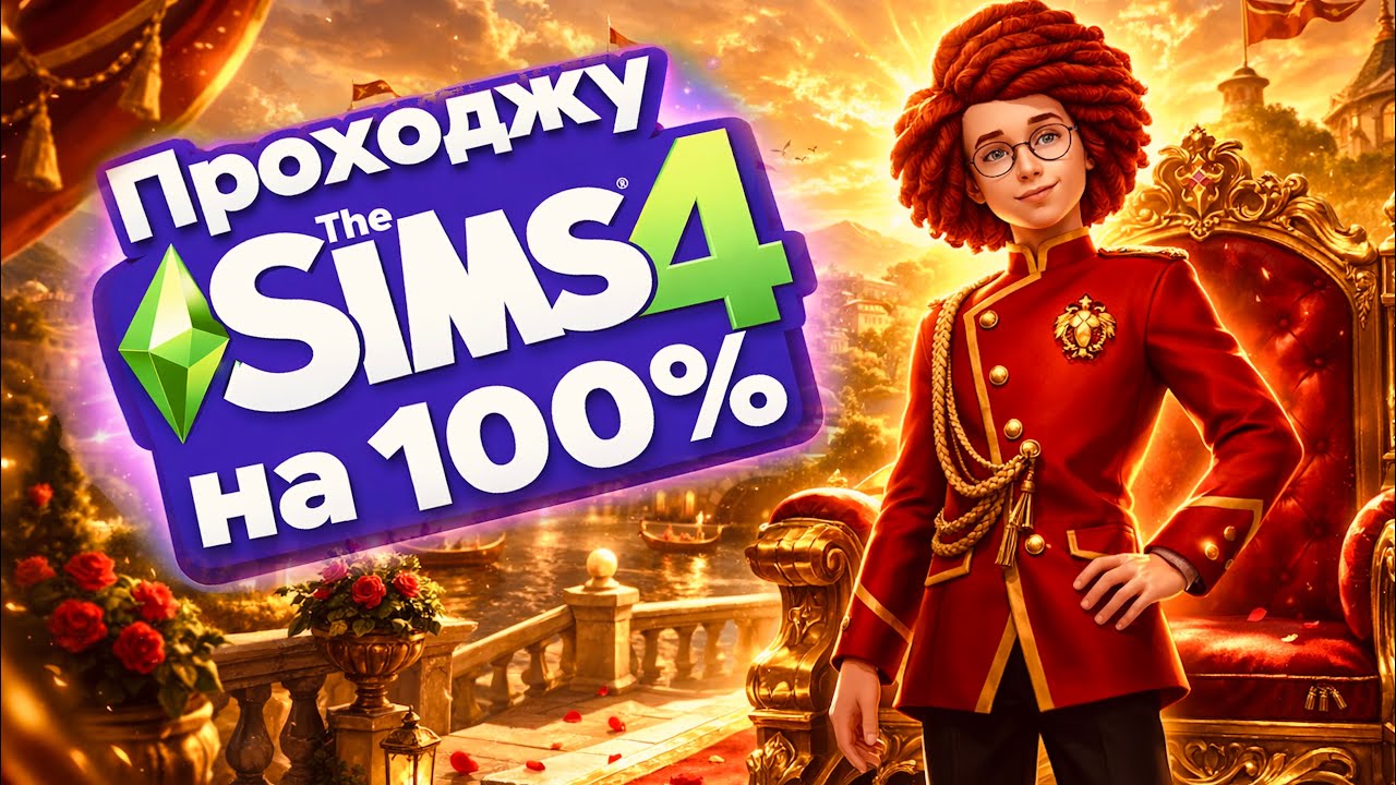 Проходжу The Sims 4 на 100% 👑 ЮНИЙ ЛОРД  | Прокачка Челендж 💎 Серія №4
