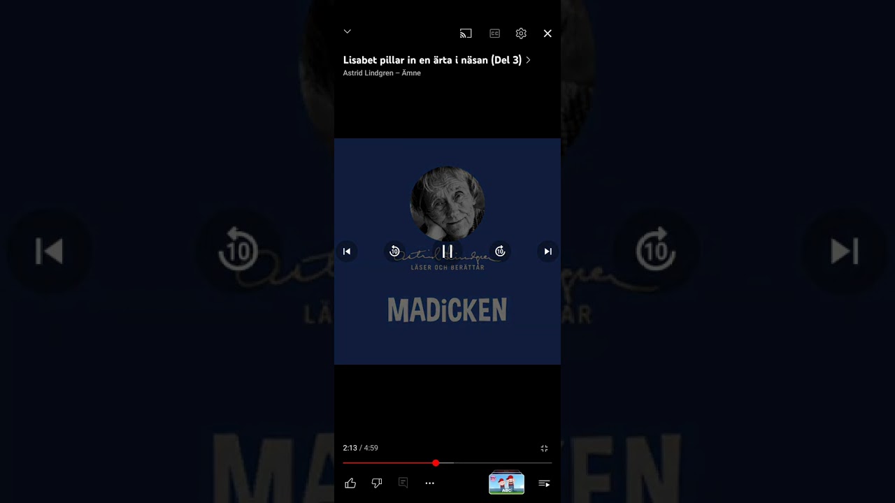 Astrid Lindgren läser Madicken Ljudbok Del 7
