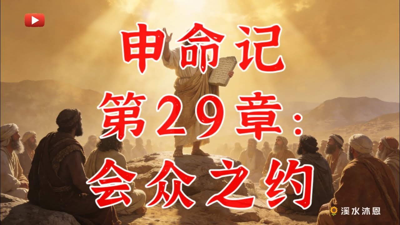 【申命记第29章】申命记第29至30章是摩西在摩押地对以色列人的第三篇讲道。第29章记载了立约的宣告和处罚的宣告两方面信息。