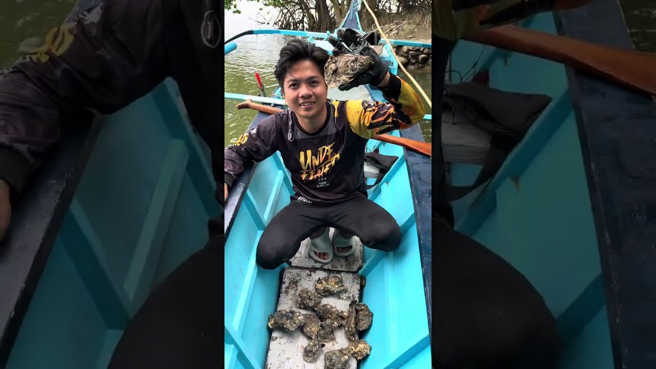 Nanguha kami ng malalaking talaba