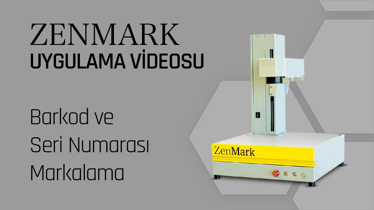 ZenMark Fiber Markalama ile Barkod ve Seri Numarası