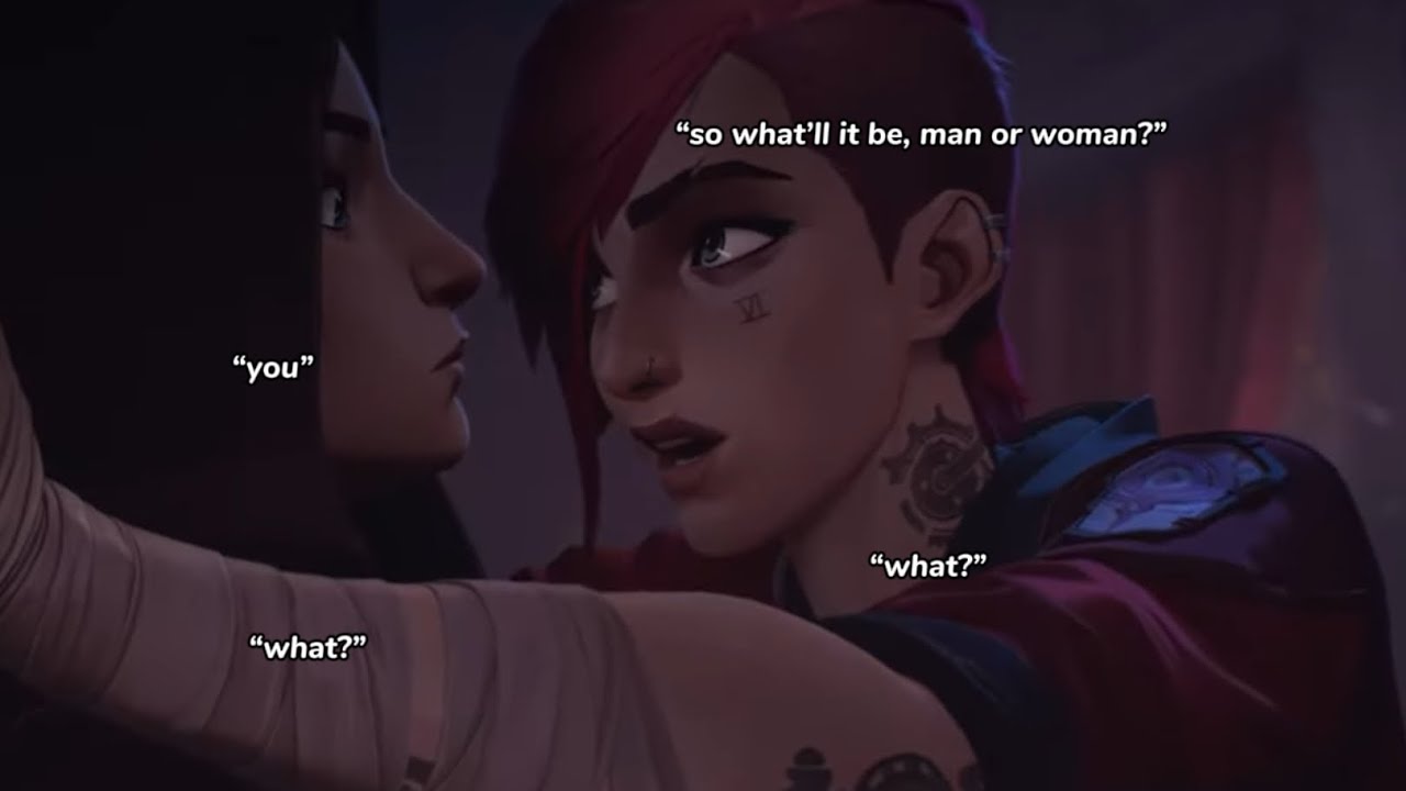 Caitlyn and Vi having the most chaotic relationship in Arcane for about 8 minutes not straight 🏳️&zwj;🌈😭
