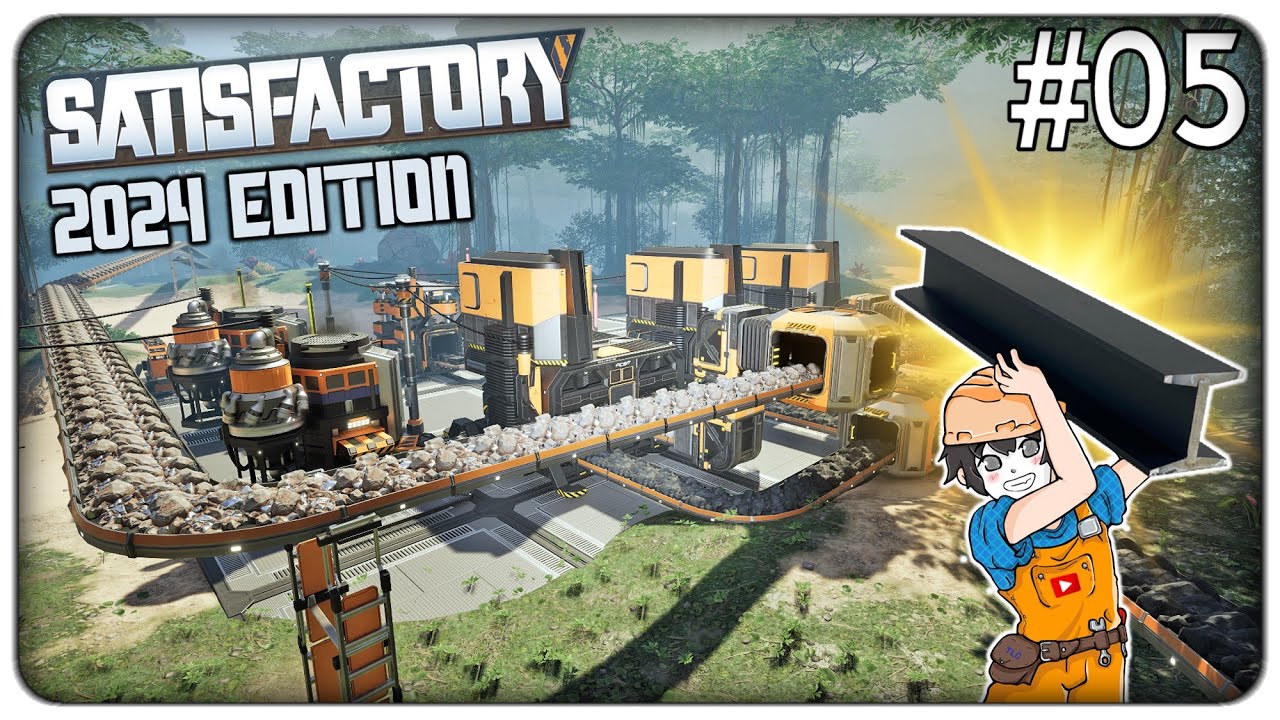 LA NUOVA FONDERIA PER L'ACCIAIO E IL RITORNO DELLA PUTRELLA | Satisfactory 2024 - ep.05