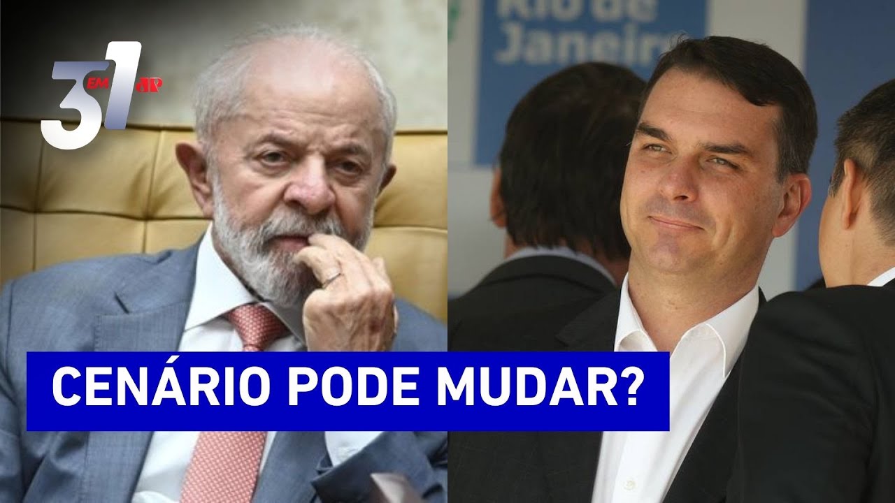 Lula lidera pesquisa presidencial, mas vantagem sobre Flávio Bolsonaro encolhe