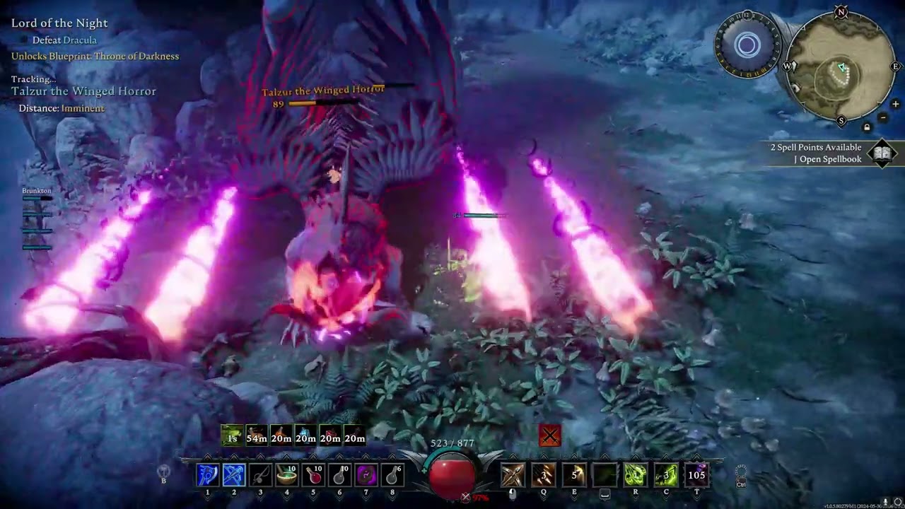 V Rising - Talzur the Winged Horror - Solo on Brutal Difficulty