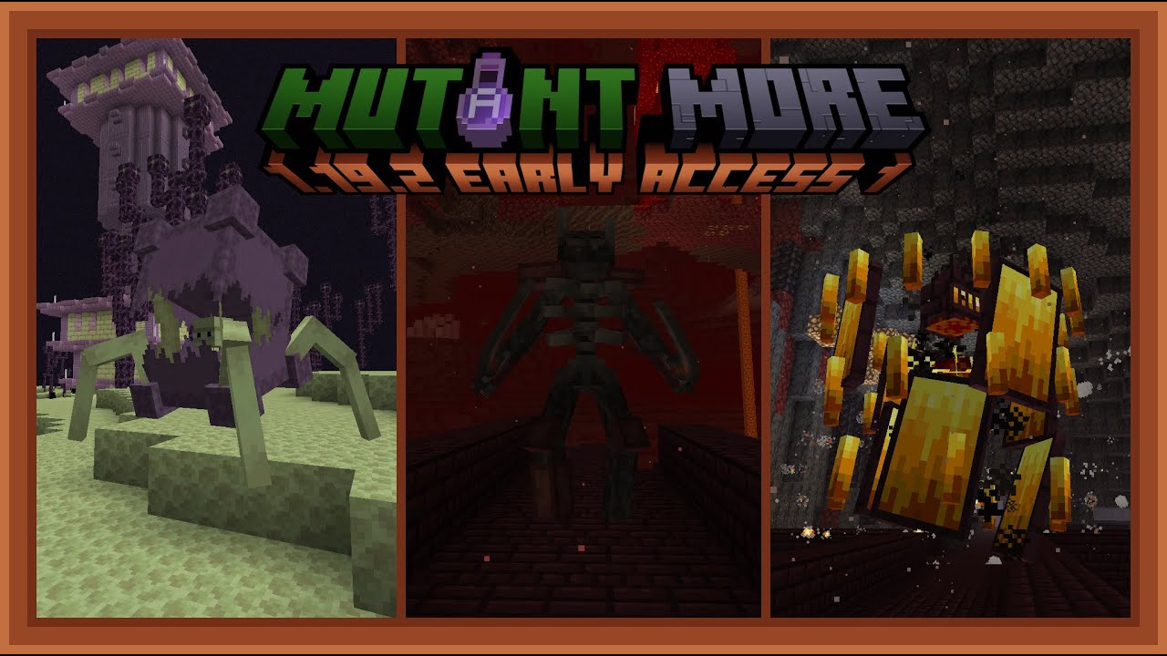 Mutant More 1.19.2 Early Access 1 Launch Trailer - Minecraft Mod