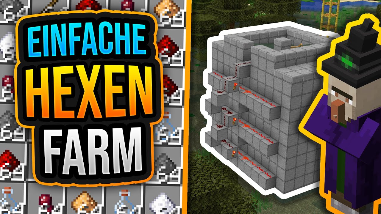 🔥 EINFACHE HEXEN FARM (Tutorial) ✨ Minecraft 1.21 ✨ ErikOnHisPeriod