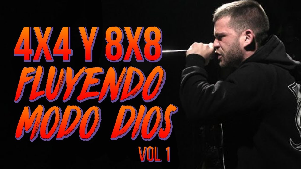 FLUYENDO en 4x4 MODO DIOS (VOL. I) | Batallas de Gallos