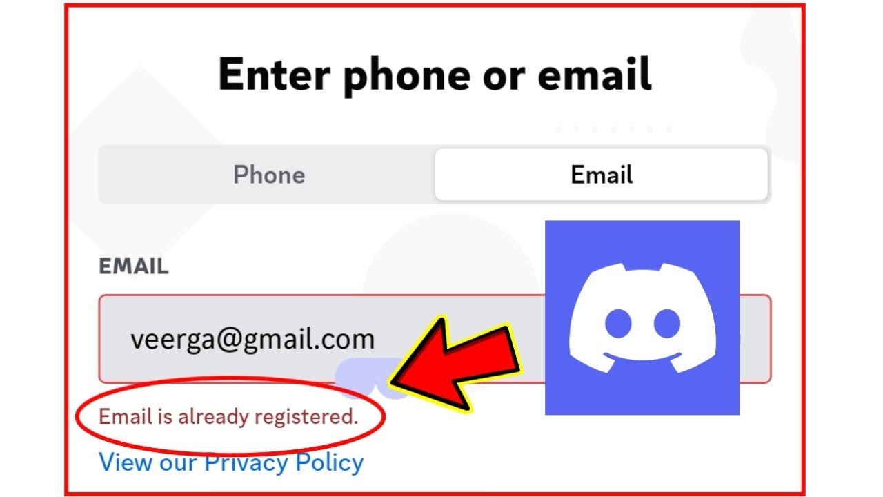 discord email already registered 2023 || how to fix email is already registered discord mobile