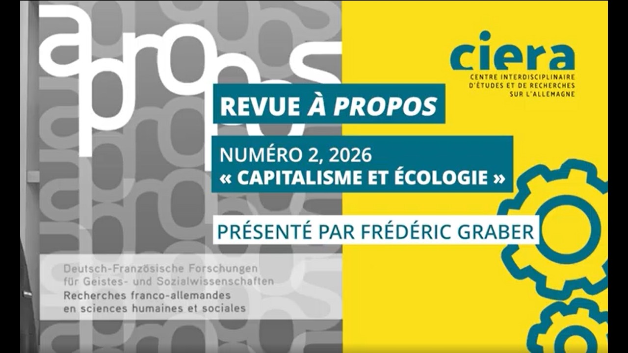 Instantanés #32 - « Capitalisme et écologie » : la revue 