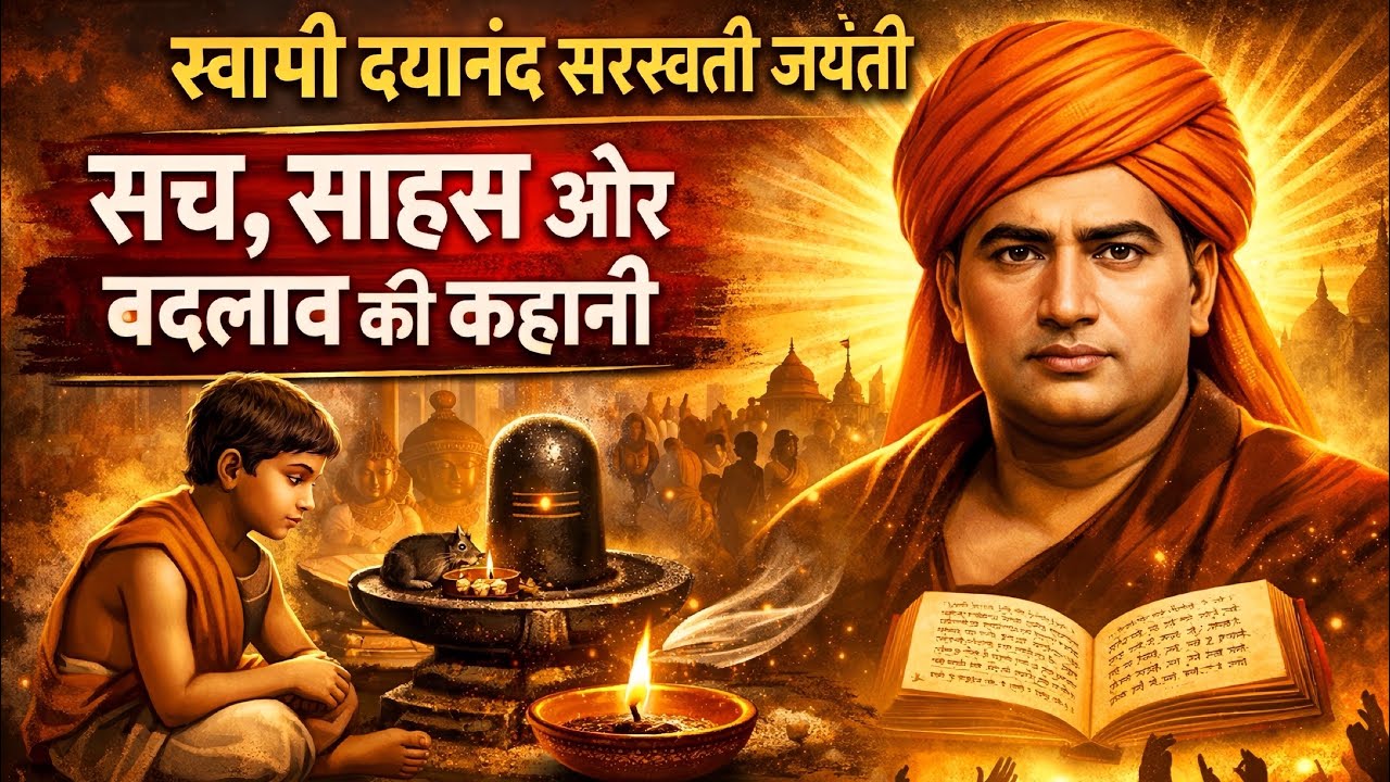 Swami Dayanand Saraswati Jayanti | Sach, Sahas aur Soch ki Kranti ki kahani| #trending #viral 