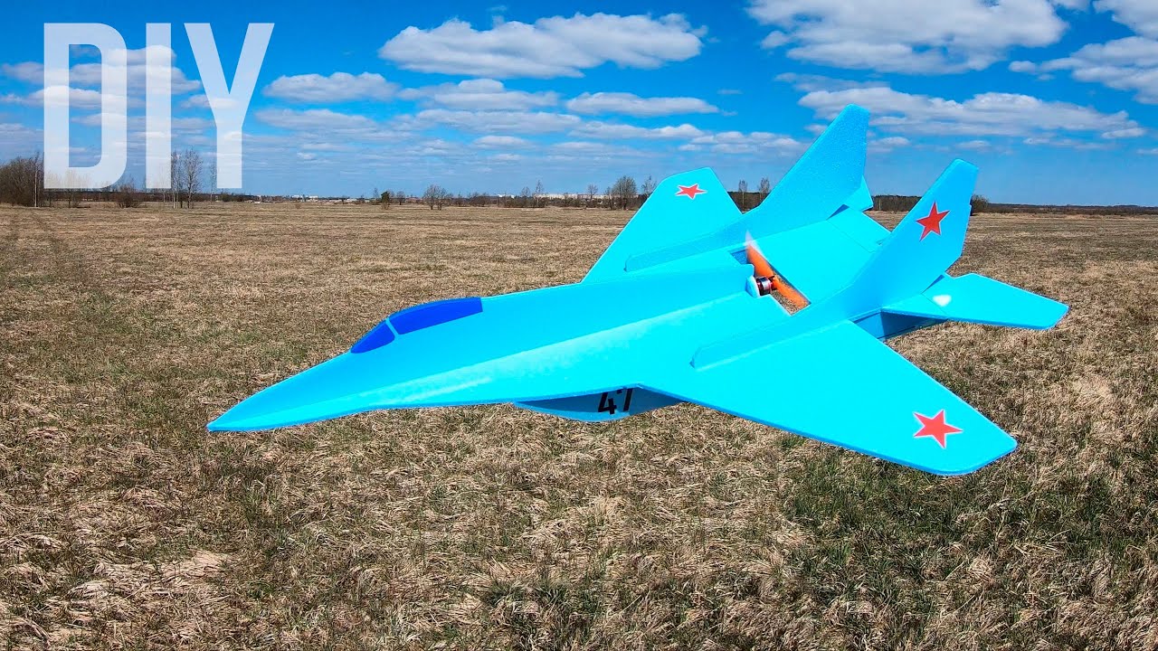 How to make MiG-29 RC Plane DIY