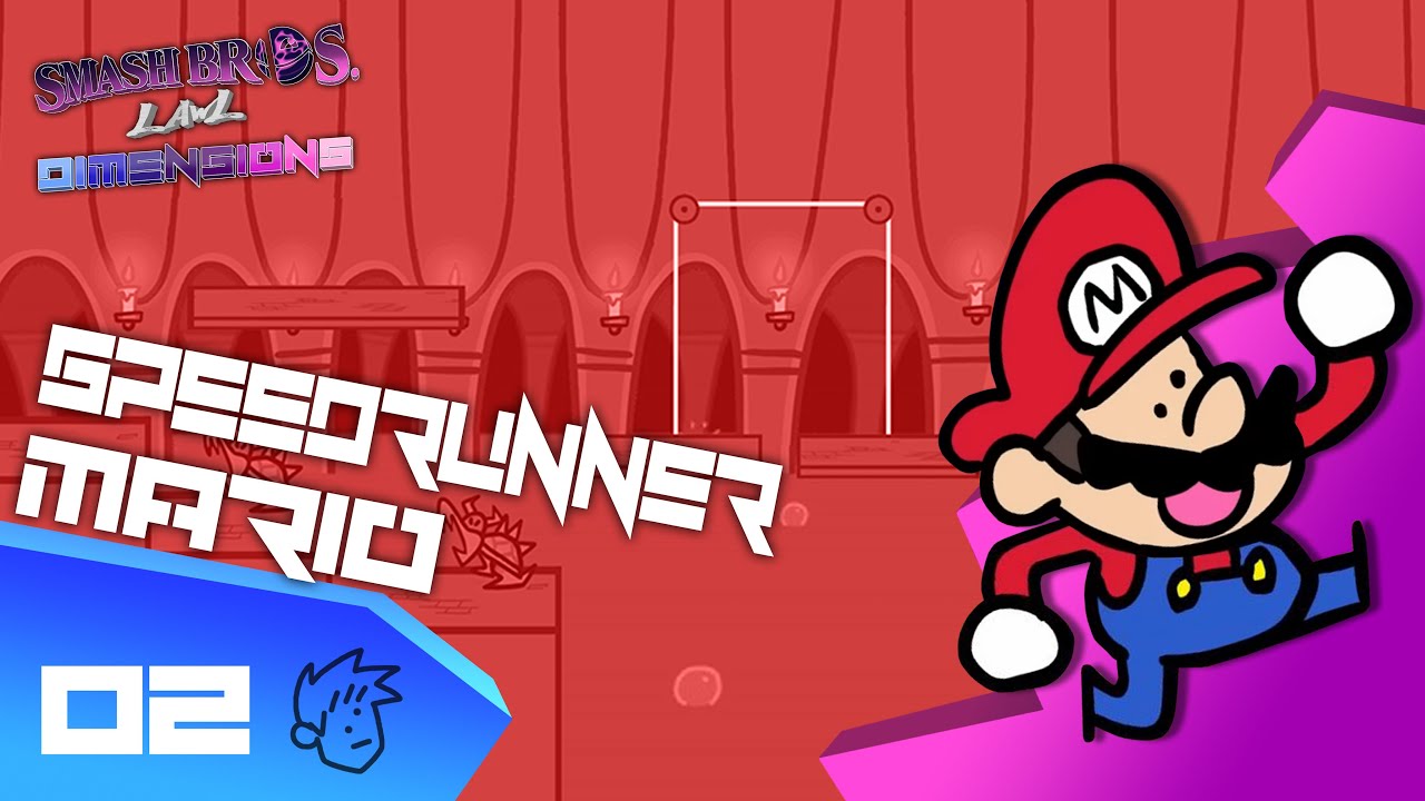 Smash Bros. Lawl Dimensions Moveset - Speedrunner Mario (TerminalMontage)