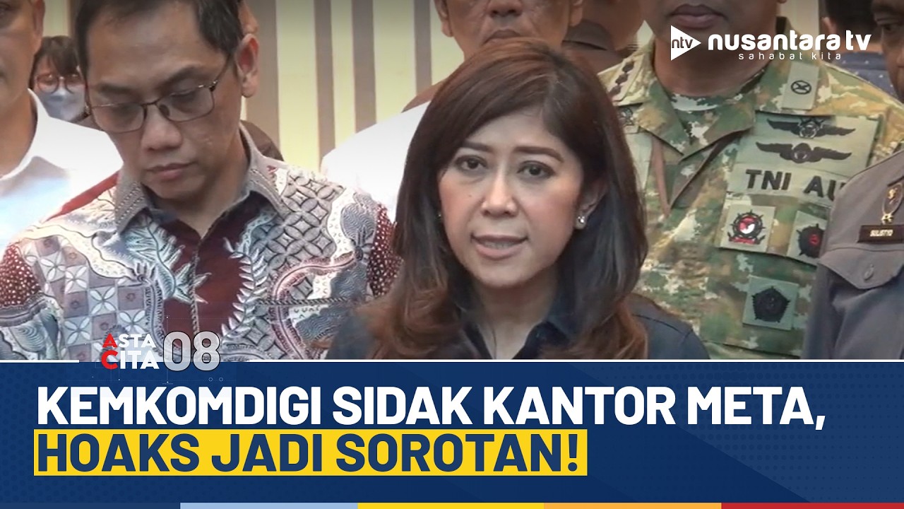 Sidak Kantor META, Kemkomdigi Tegaskan Komitmen Berantas Kejahatan Digital | ASTA CITA 08