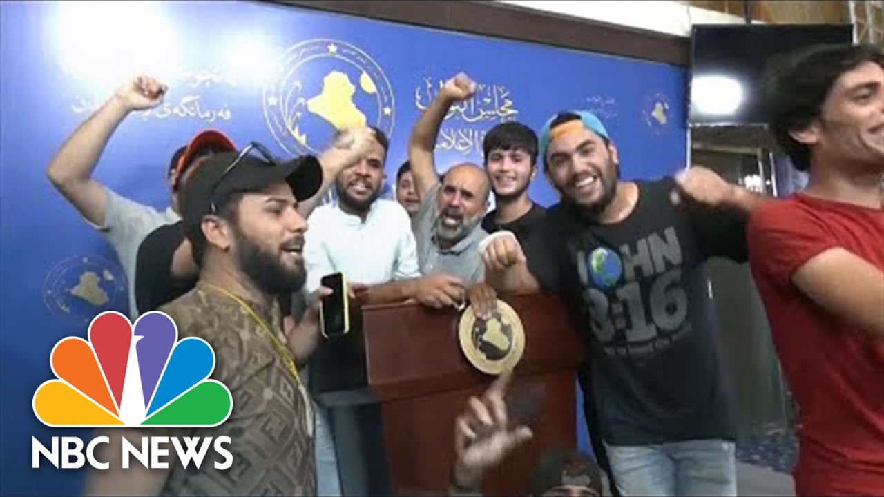 Hundreds Of Protesters Storm Iraqi Parliament