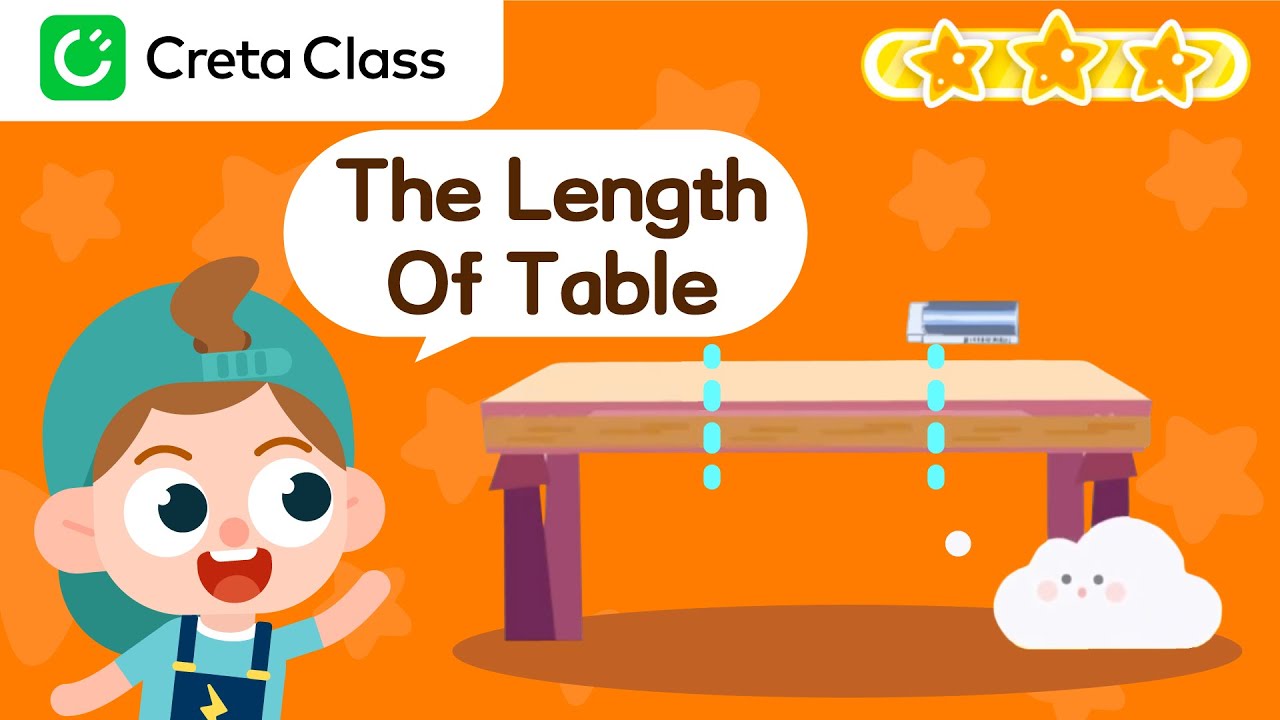 How to measure the length of the Table? | Math Cartoon | Creta Class