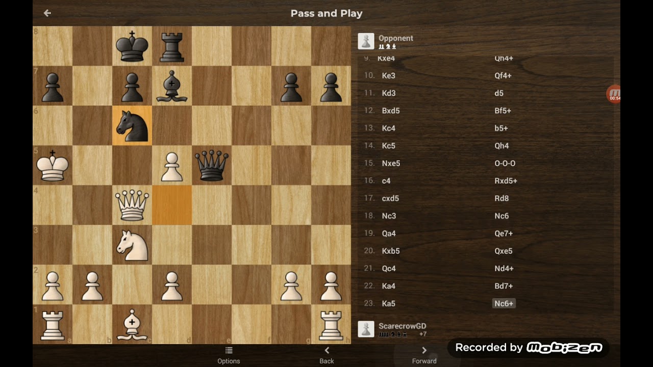 The dumbest chess game: Christopher Van de Loo (White) vs M Hesseling (Black)