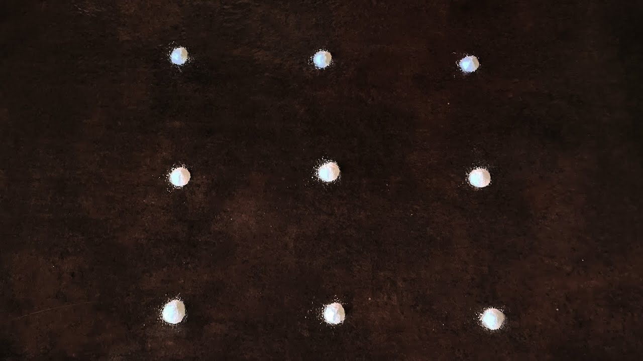 3*3Dots Rangoli Designs/Daily Use Rangoli Designs/Small Rangoli Designs/Rangoli idea 