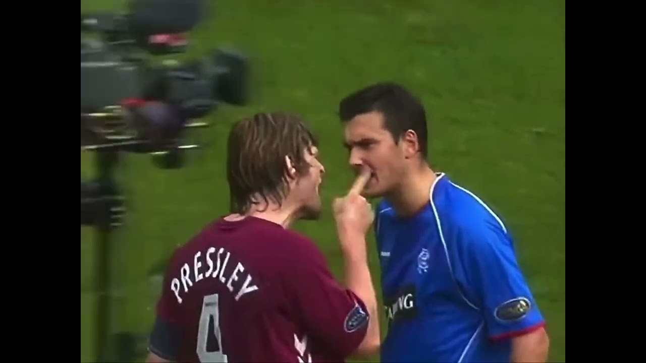Hearts 1-0 win against Rangers. 24/9/2005.
