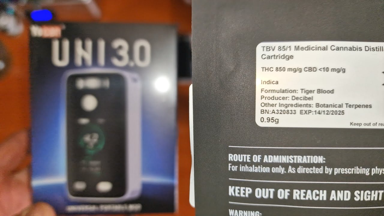 TIGER BLOOD CART REVIEW (4C Labs/Decibel/Xeal) & a look at Yocan Uni 3.0