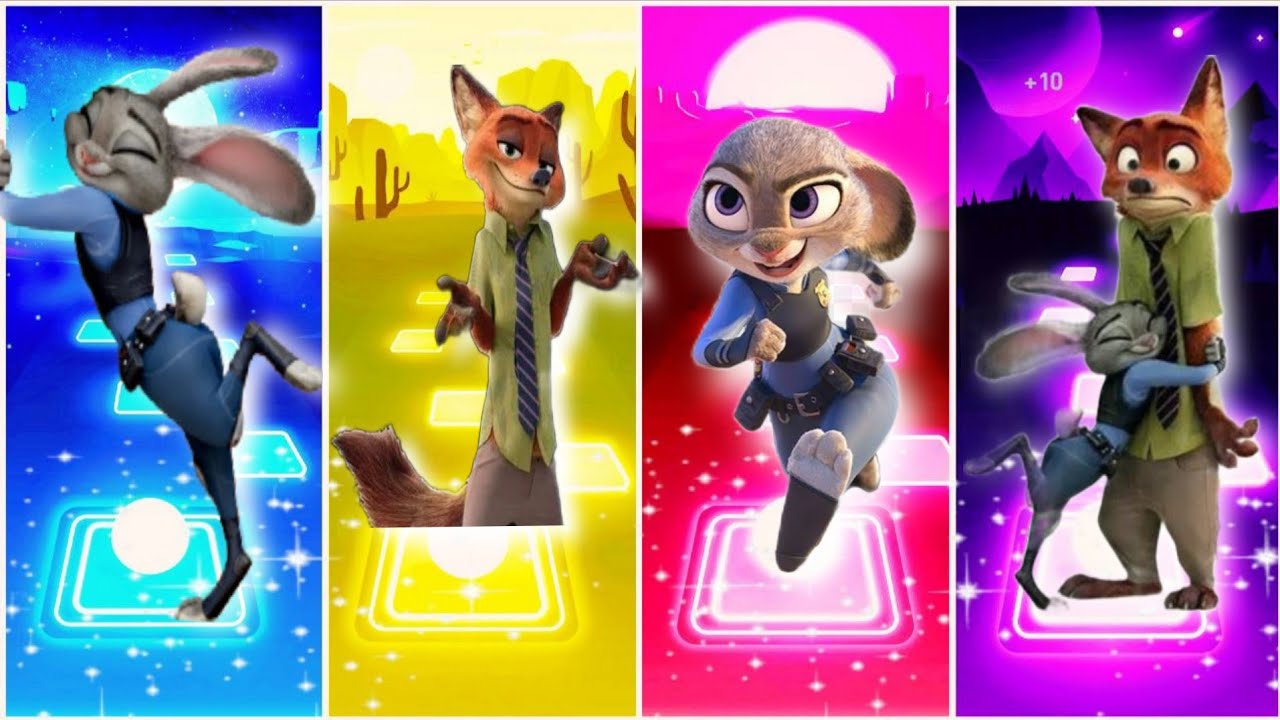 Zootopia 🔥VS🔥 Tiles Hop⚡️