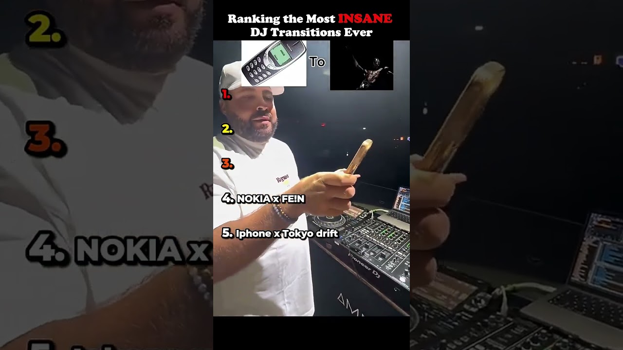 Ranking the Most INSANE DJ Transitions Ever🎧🔥